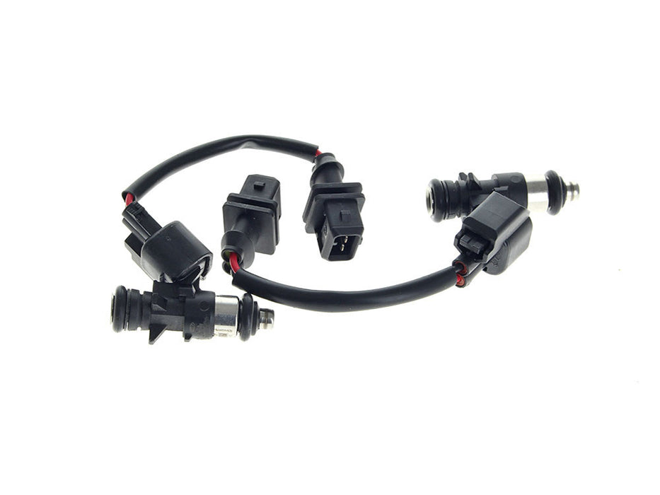 7.08g/s Fuel Injector Set. Fits Touring 2002-2005 & 2008-2016, Dyna 2004-2005, Softail 2001-2005 & 2016-2017, Sportster 2007-2017, V-Rod 2002-2017