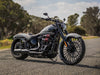 6in. wide, Straight Cut LS-2 Front Fender. Fits Breakout 2013up with 23in. Front Wheel.