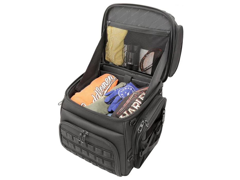 SADDLEMEN - BR3400 Tactical Back Seat/ Sissy Bar Bag