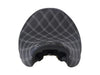 Renegade LS Solo Seat with Silver Double Diamond Stitch. Fits Dyna 2006-2017.