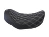Renegade LS Solo Seat with White Double Diamond Stitch. Fits Dyna 2006-2017.