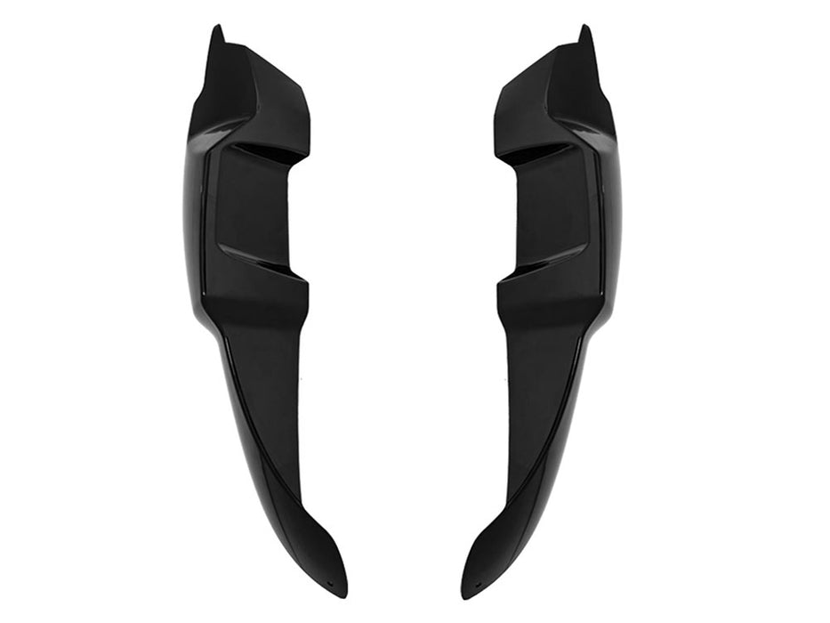 S-RT Fairing Lowers - Gloss Black. Fits Dyna 2006-2017 Running the Saddlemen S-RT Mini Fairing