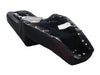 Step-Up LS Dual Seat with Red Double Diamond Lattice Stitch. Fits Sportster 2004-2021 with 4.5 Gallon Fuel Tank.