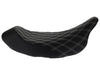 Renegade LS Solo Seat with White Double Diamond Lattice Stitch. Fits Most Touring 2008-2024