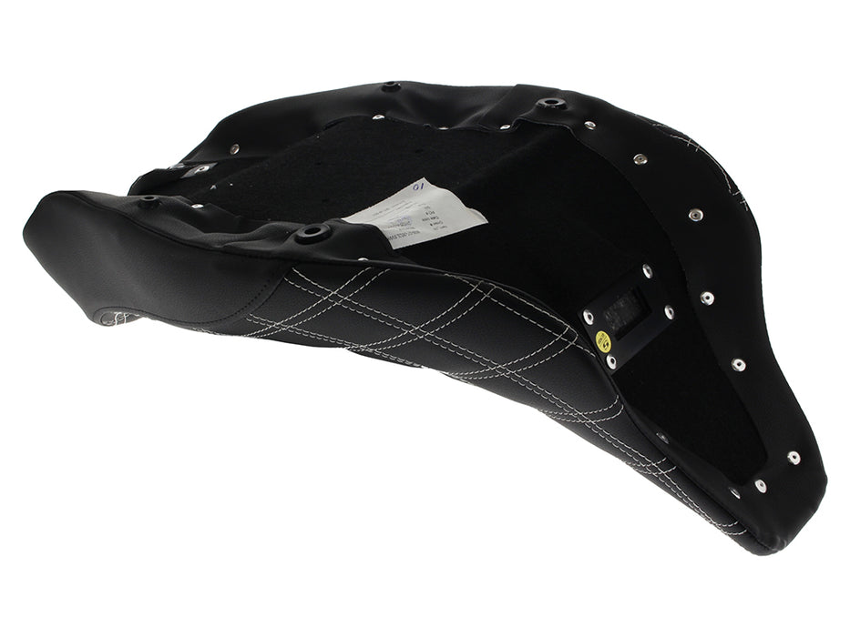 Renegade LS Solo Seat with White Double Diamond Lattice Stitch. Fits Most Touring 2008-2024