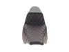 Step-Up LS Dual Seat with Orange Double Diamond Lattice Stitch. Fits Most Touring 2008-2024