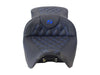 Roadsofa LS Dual Seat with Blue Double Diamond Lattice Stitch. Fits Most Touring 2008-2024