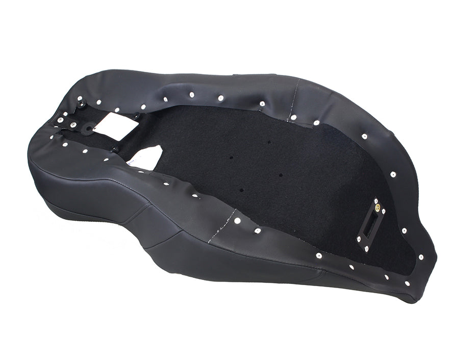 Roadsofa LS Dual Seat with Blue Double Diamond Lattice Stitch. Fits Most Touring 2008-2024