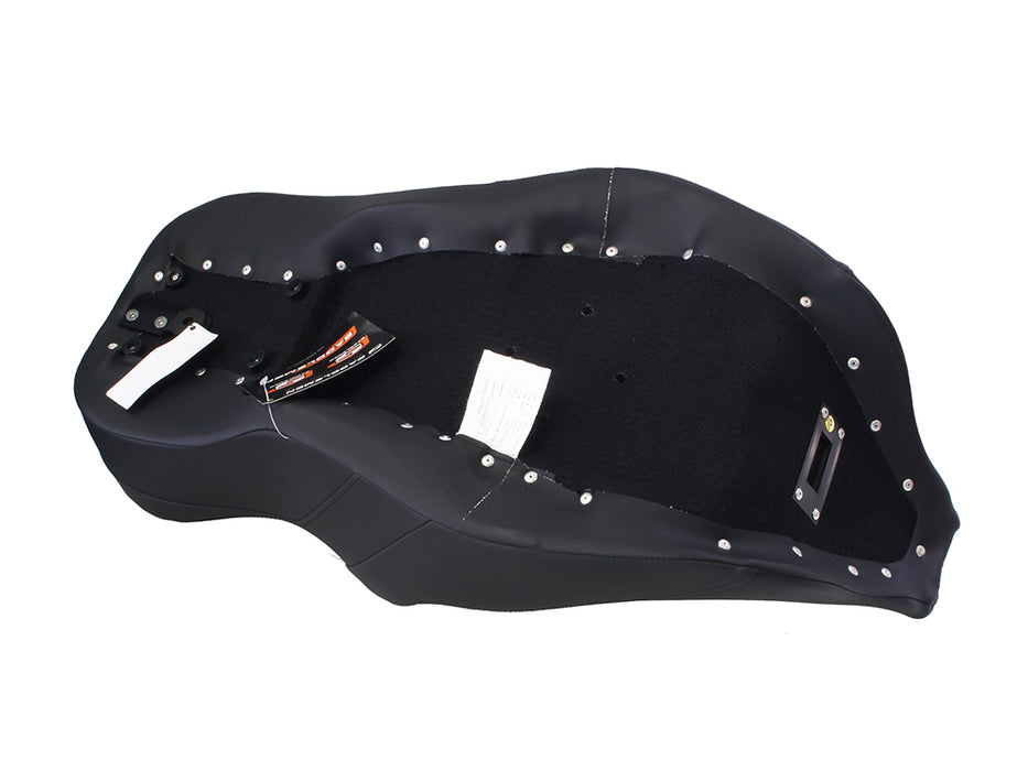 Roadsofa LS Dual Seat with Red Double Diamond Lattice Stitch. Fits Most Touring 2008-2024