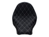 Renegade LS Solo Seat with Silver Double Diamond Lattice Stitch. Fits Sport Glide & Low Rider 2018up, Low Rider S 2020up & Low Rider ST 2022up.