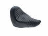 Renegade Solo Seat with Black Honeycomb Stitch. Fits Sport Glide & Low Rider 2018up, Low Rider S 2020up & Low Rider ST 2022up.