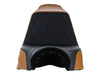 Custom Black & Brown Step-Up LS Dual Seat with Black Double Diamond Lattice Stitch. Fits Sport Glide & Low Rider 2018up, Low Rider S 2020up & Low Rider ST 2022up.