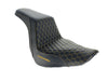 Step-Up HC Dual Seat with Gold Honeycomb Stitch. Fits Sport Glide & Low Rider 2018up, Low Rider S 2020up & Low Rider ST 2022up