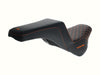 Step-Up HC Dual Seat with Orange Honeycomb Stitch. Fits Softail Street Bob 2018up & Standard 2020up