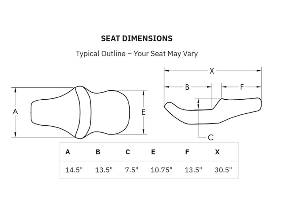 Roadsofa LS Dual Seat With Backrest & with Black Double Diamond Lattice Stitch. Fits Softail Street Bob 2018up & Standard 2020-2024