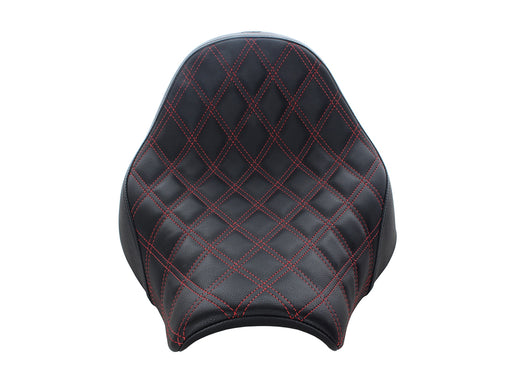Renegade LS Solo Seat with Red Double Diamond Lattice Stitch. Fits Breakout 2018-2022