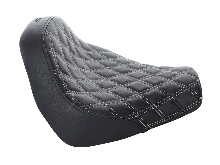 Renegade LS Solo Seat with Silver Double Diamond Lattice Stitch. Fits Breakout 2018-2022
