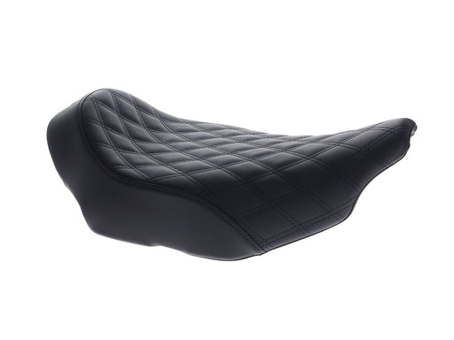 Renegade LS Solo Seat with Black Double Diamond Lattice Stitch. Fits CVO Touring 2023up, Street Glide & Road Glide 2024up, Touring 2025up