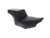 Step-Up LS Dual Seat with Grey Double Diamond Lattice Stitch. Fits CVO Touring 2023up, Street Glide & Road Glide 2024up, Touring 2025up