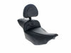 Extended Roadsofa CF Dual Seat With Backrest & Carbon Fiber Weave. Fits CVO Touring 2023up, Street Glide & Road Glide 2024up, Touring 2025up