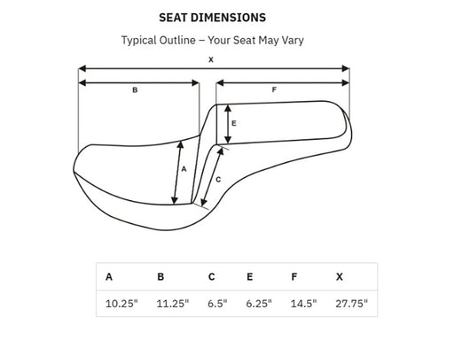 Step-Up LS Dual Seat with Black Double Diamond Lattice Stitch. Fits Scout 2025up