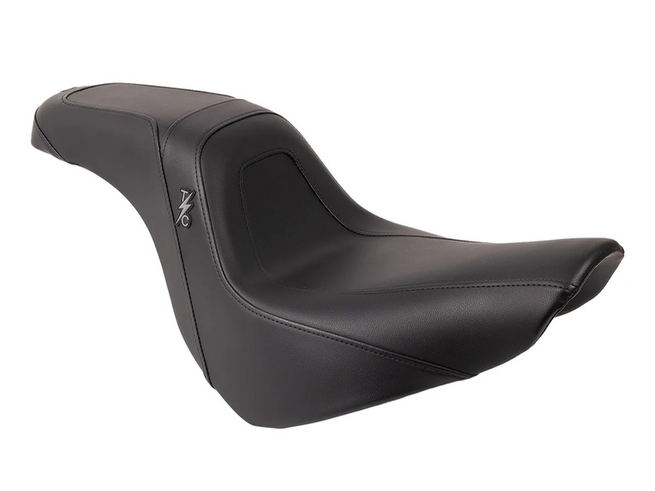 SADDLEMEN Thrashin X Saddlemen Step-Up Smooth Dual Seat. Fits Sport Glide & Low Rider 2018up, Low Rider S 2020up & Low Rider ST 2022up