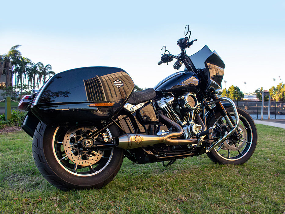 Mid Bend Bars - Black. Fits CVO Touring 2023up, Street Glide & Road Glide 2024up, Touring 2025up & Softail 2025up