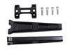 10in. Straight Risers - Black. Fits 1in. Handlebar