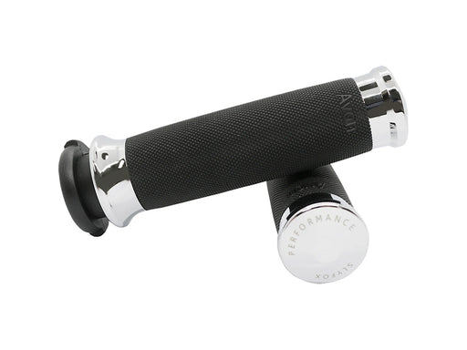 Handgrips - Chrome. Fits H-D with Throttle Cable