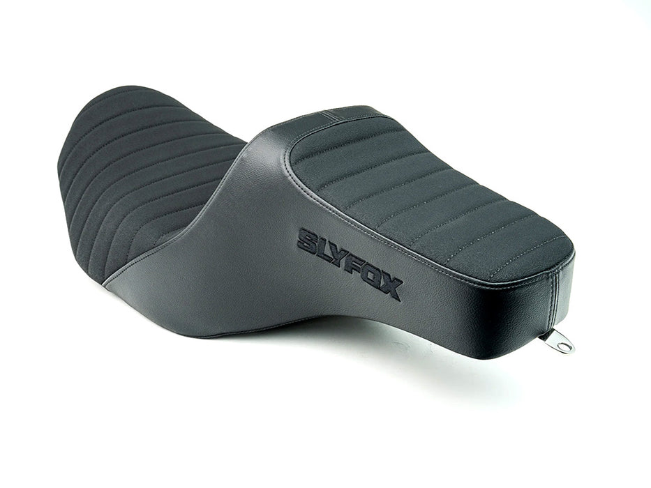 Highnoon Tuck N Roll Dual Seat. Fits CVO Touring 2023up, Street Glide & Road Glide 2024up, Touring 2025up