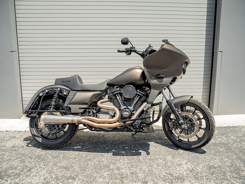 Highnoon Tuck N Roll Dual Seat. Fits Most Touring 2008-2024