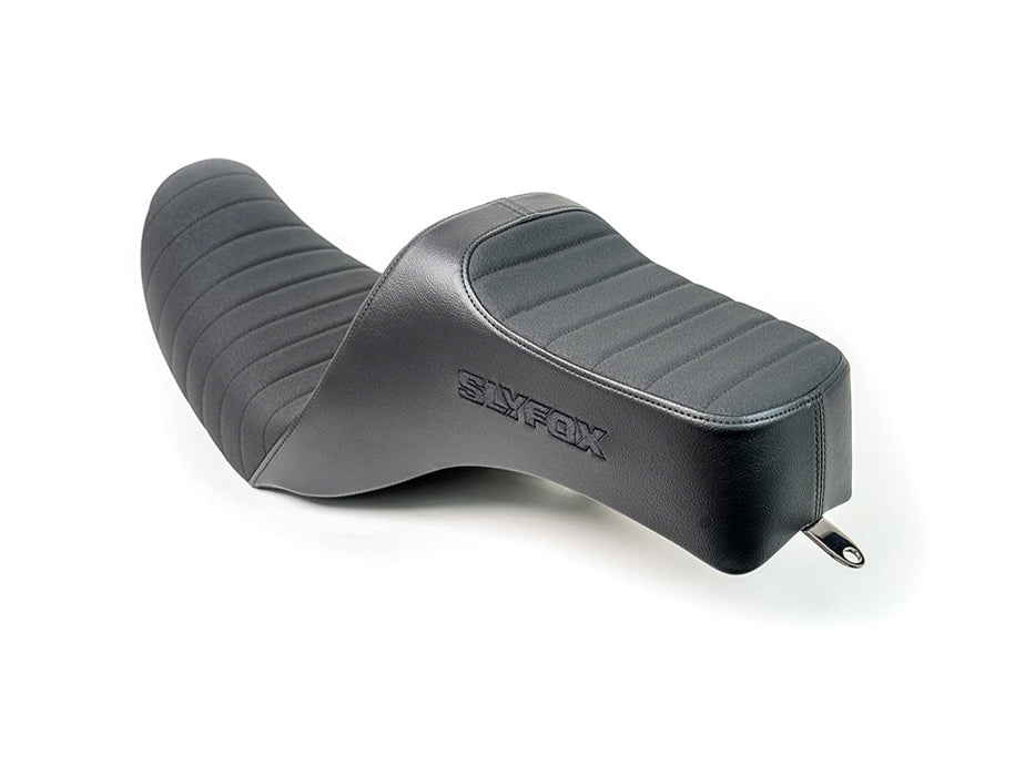 Highnoon Tuck N Roll Dual Seat. Fits Dyna 1996-2003