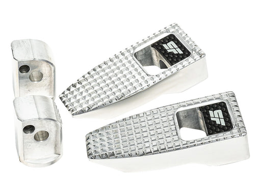 Slim Speed Footpegs - Polished. Fits Softail 2018up Rear Passenger