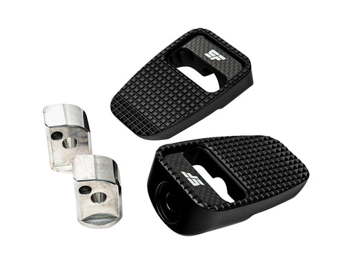 Fatty Footpegs - Black. Fits Softail 2018up Rear Passenger