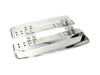 Bagger Rider Floorboards - Polished. Fits Touring 1980up, FL Softail 1986-2017 & Dyna Switchback 2012-2016