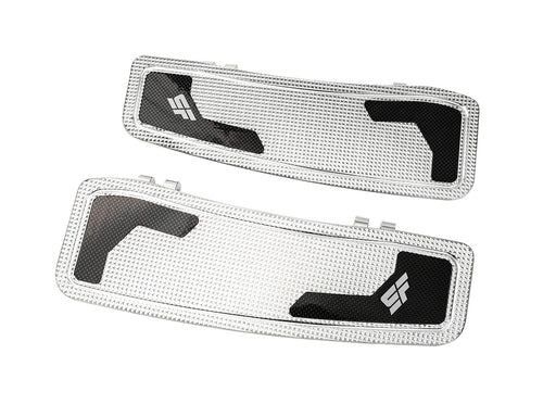 Bagger Rider Floorboards - Polished. Fits Touring 1980up, FL Softail 1986-2017 & Dyna Switchback 2012-2016