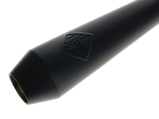 2-into-1 LaneSplitter Exhaust - Black. Fits Softail 2018up Non-240 Rear Tyre Models.
