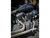 2-into-1 Elsinore Mid Length Exhaust With ProFlo Headers - Stainless Steel. Fits Softail 2018up Non-240 Rear Tyre Models