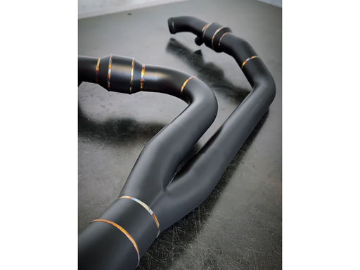 2-into-1 4.5in. Big Bore Exhaust With ProFlo Headers - Black Onyx. Fits Touring 2017up