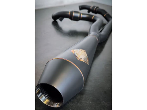 2-into-1 4.5in. Big Bore Exhaust With ProFlo Headers - Black Onyx. Fits Touring 2017up