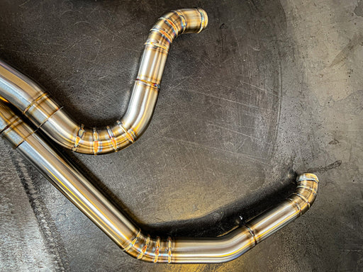 2-into-1 4.5in. Works Edition Big Bore Exhaust - Stainless Steel. Fits Touring 2017up.