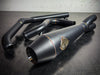 2-into-1 LaneSplitter Exhaust - Black Onyx. Fits Dyna 2006-2017