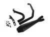 2-into-1 4.5in. Big Bore Exhaust - Black. Fits Dyna 2006-2017