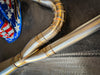 2-into-1 4.5in. Works Edition Big Bore Exhaust - Stainless Steel. Fits Dyna 1999-2005