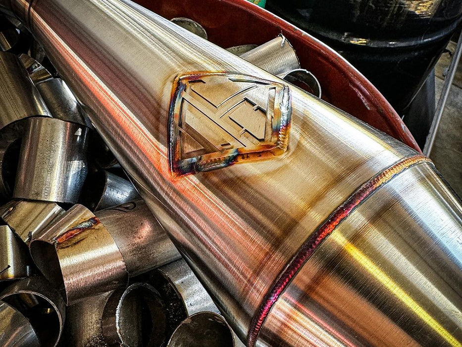 2-into-1 4.5in. Works Edition Big Bore Exhaust - Stainless Steel. Fits Dyna 1999-2005