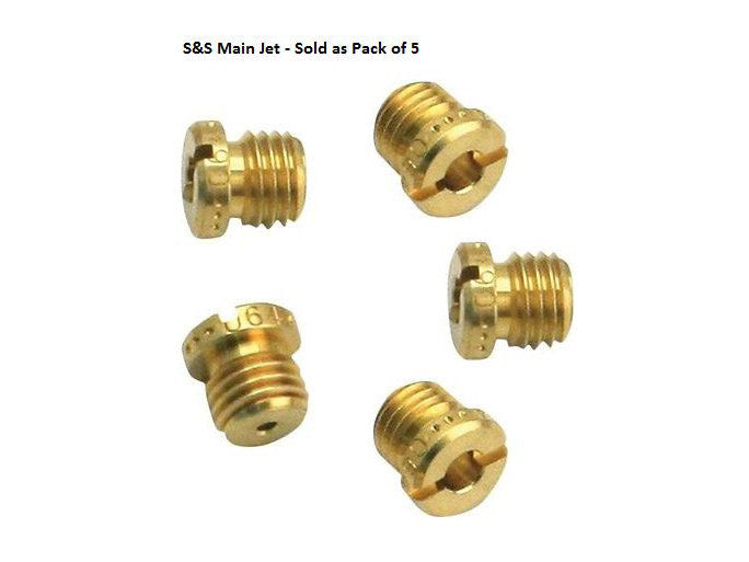 .070in. Main Jet - Pack of 5. Fits S&S Super E, G, D & B Carburettors.
