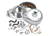 Teardrop Air Cleaner Kit - Chrome. Fits Big Twins 1989-2017 with CV Carb or Cable Operated Delphi EFI.