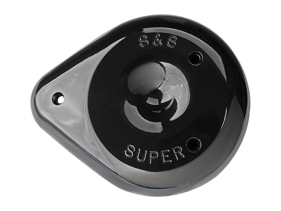 Teardrop Air Cleaner Cover - Black.