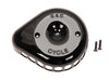 Mini Teardrop Air Cleaner Kit - Black. Fits Touring 2017-2024 & Softail 2018-2024
