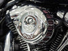 Mini Teardrop Air Cleaner Kit - Chrome. Fits Touring 2008-2016, Softail 2016-2017, CVO Softail 2011-2017 & Dyna Low Rider S 2016-2017 with Throttle-by-Wire